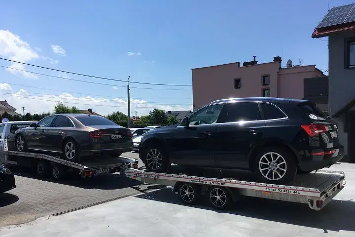 Transport zur Werkstatt